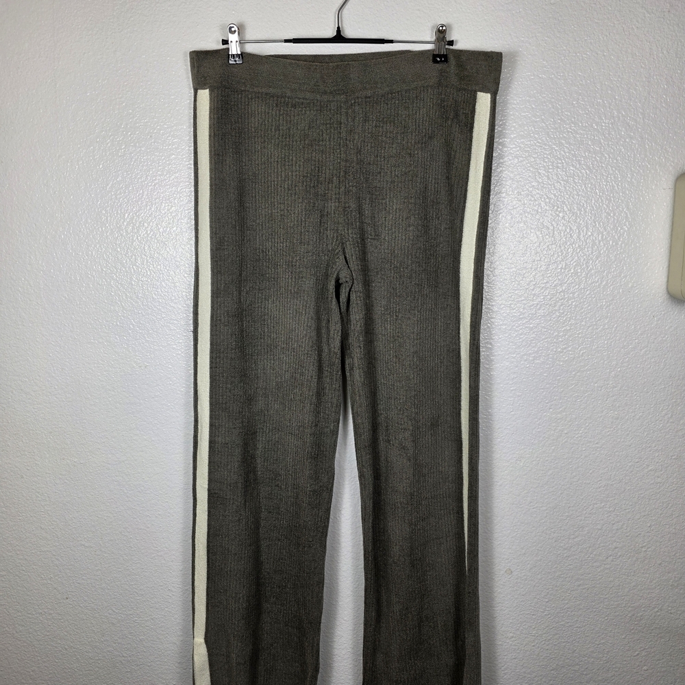 Barefoot Dreams Cozychic Ultra Lite Ribbed Lounge Pant Women's Olive Branch SzXL